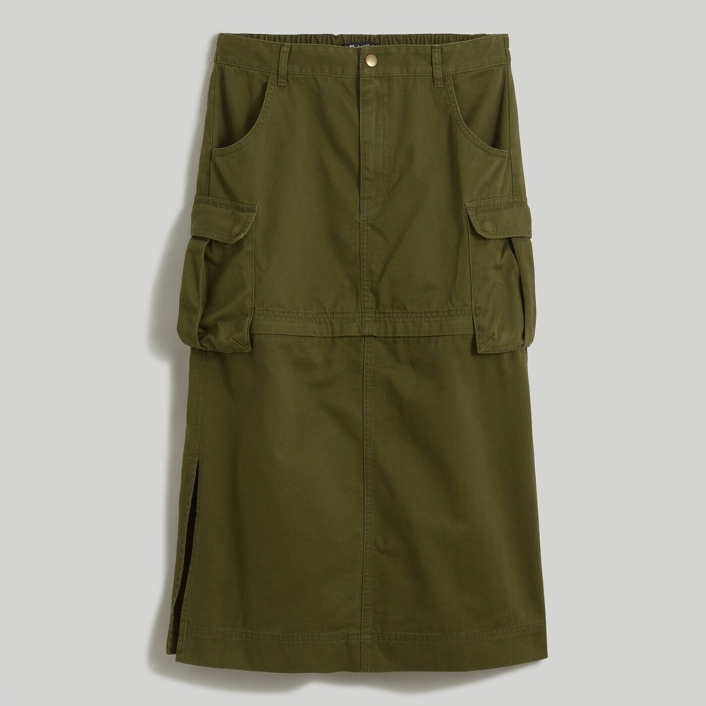 Madewell | Cargo Convertible Midi & Mini Skirt in (Re)generative Chino
